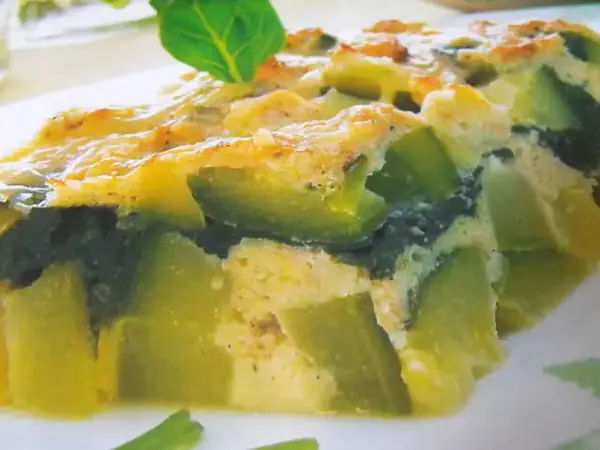 Gratin de courgettes à l'oseille : 